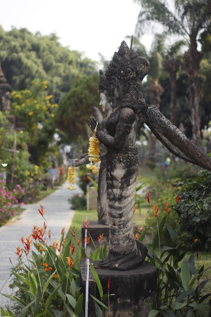 Piękny widok na Park Buddy znajdujący się w Vientiane Laos