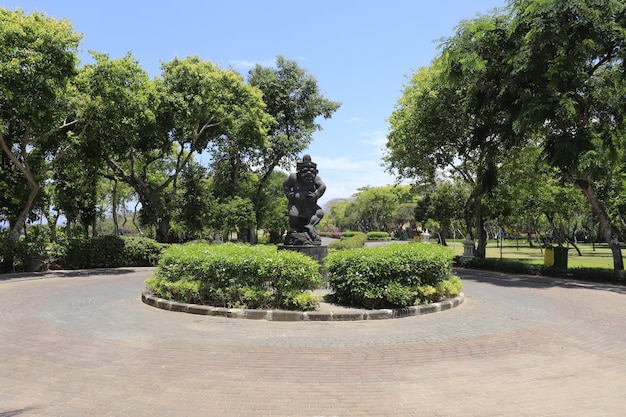 Piękny widok na plażę Nusa Dua na Bali w Indonezji