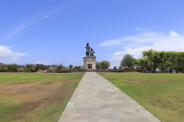 Piękny widok na plażę Nusa Dua na Bali w Indonezji