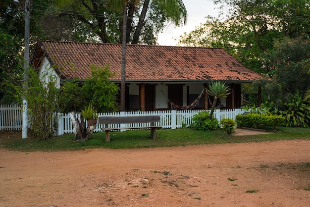 Piękny widok na przyrodę w Chapada dos Veadeiros położonym w Alto Paraiso Goias Brazylia