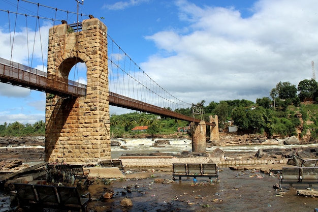 Piękny Widok Na Rzekę Gokak Falls Ghataprabha