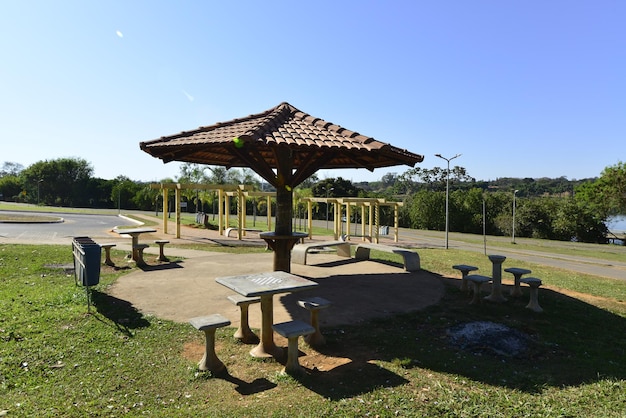 Piękny widok na South Deck Park w stolicy Brazylii