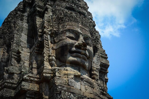 Piękny widok na świątynię Angkor Wat znajdującą się w Kambodży Siem Reap