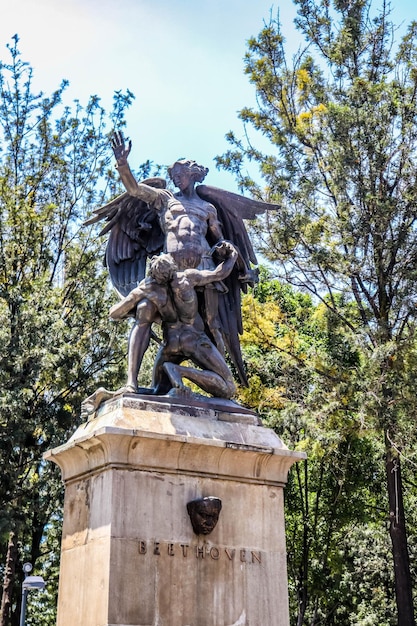 Piękny widok panoramiczny na miasto Meksyk Meksyk