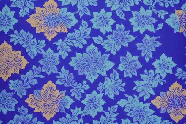 Piękny wzór tekstylny Tekstylna symfonia Podróż tkaniny Generacyjna sztuczna inteligencja