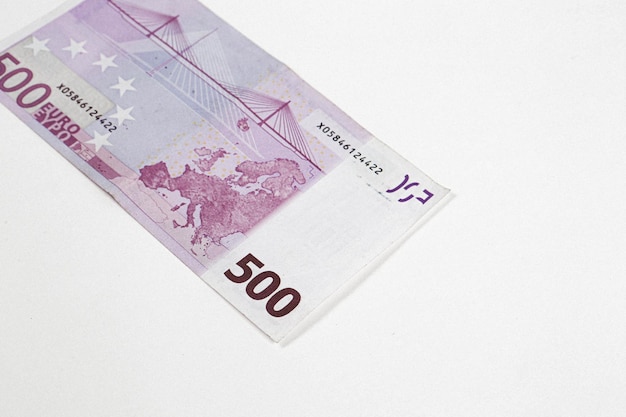 Zdjęcie pieniądze w europejskiej walucie, banknoty euro