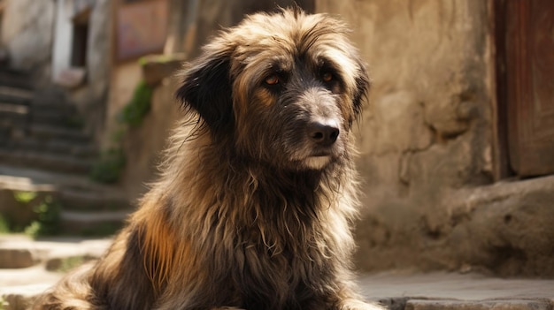 Pies na ulicy w Katmandu