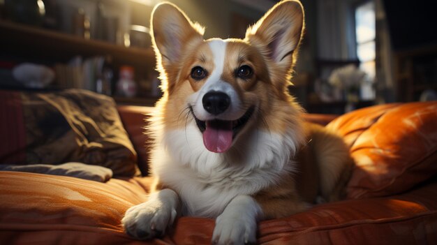 Pies rasy welsh corgi pembrokegenerative ai