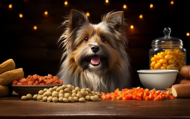 Pies w reklamie karmy dla psów