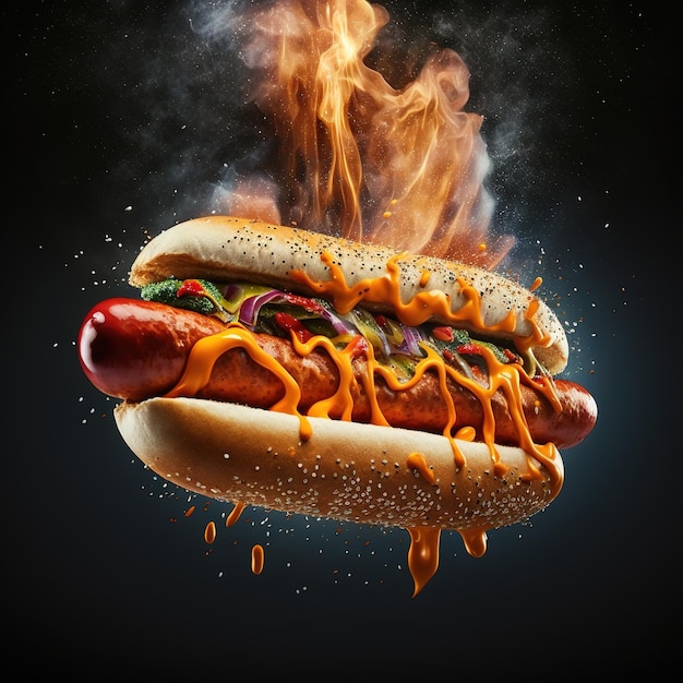 Pikantny Hotdog