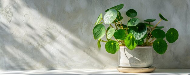 pilea peperomioides HD 8K tapeta Zdjęcie fotograficzne