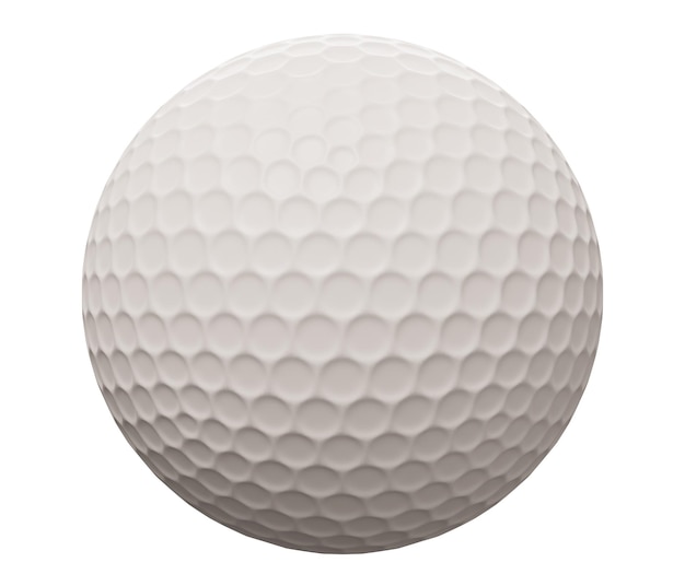 Piłeczka golfowa 3d ikona 3d renderowania kreskówka minimalna ikona ilustracja