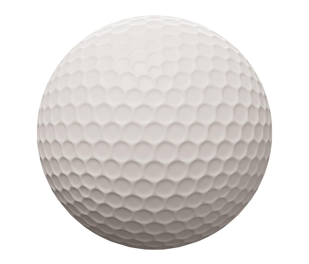 Piłeczka Golfowa 3d Ikona 3d Renderowania Kreskówka Minimalna Ikona Ilustracja