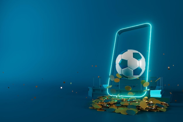 Piłki futbolowe obiekt piłka sportowa 3d element projektu piłki nożnej