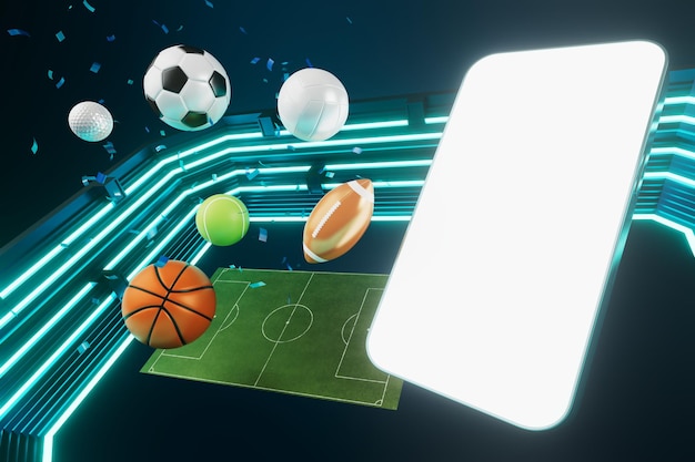 Piłki futbolowe objec 3d t sport piłka projekt