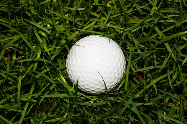 Piłki golfowe spadające w długą trawę są przeszkodą w grze w golfa