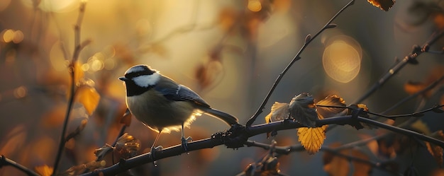 Piosenka ptaków o świcie budząca przyrodę