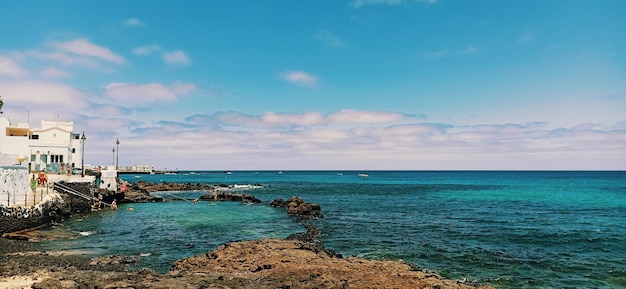 Piscina naturalny Punta de Mujeres en Lanzarote