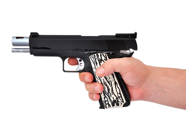 Pistolet w ręku