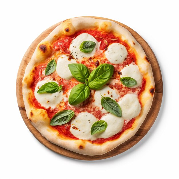 Pizza Margherita z bufalową mozzarellą i bazylią