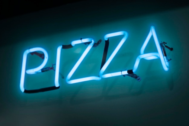Pizza Neonowe światło