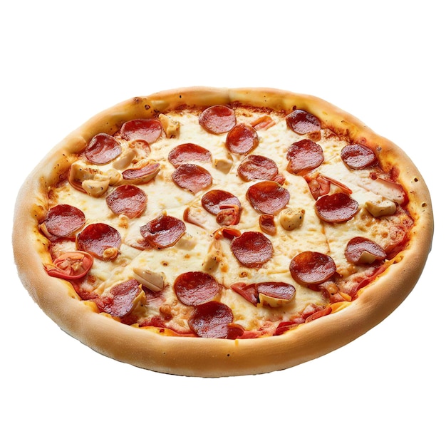 Pizza odizolowywająca na bielu