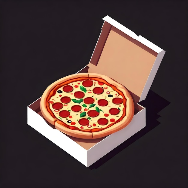 Zdjęcie pizza pixel art design pizzy kreatywne jedzenie