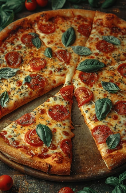 Pizza wizualny album zdjęć pełen smacznych i pysznych chwil dla miłośników pizzy