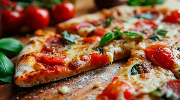 Pizza z kiełbaską w zbliżeniu Selektywne skupienie