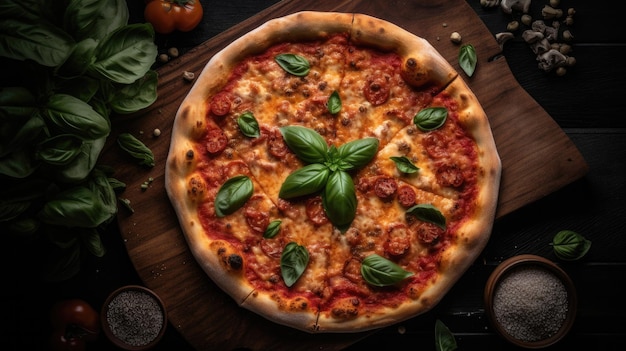 Pizza z sosem pomidorowym