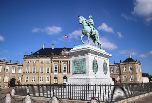 Plac Amalienborg w Kopenhadze Dania