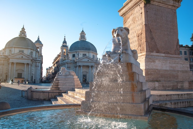 Plac Piazza del Popolo w Rzymie