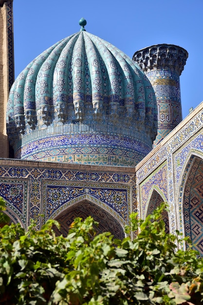 Zdjęcie plac registan w samarkandzie