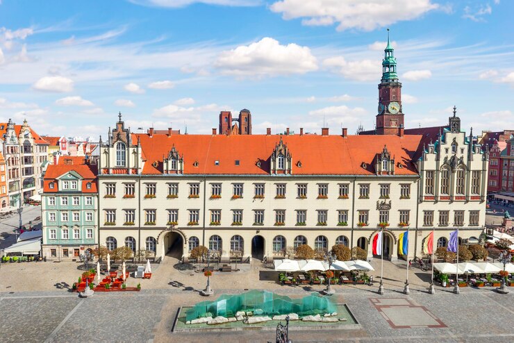 Zdjęcie plac rynkowy we wrocławiu