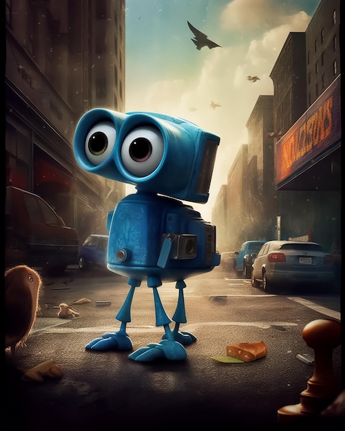 Plakat do filmu animowanego Robot