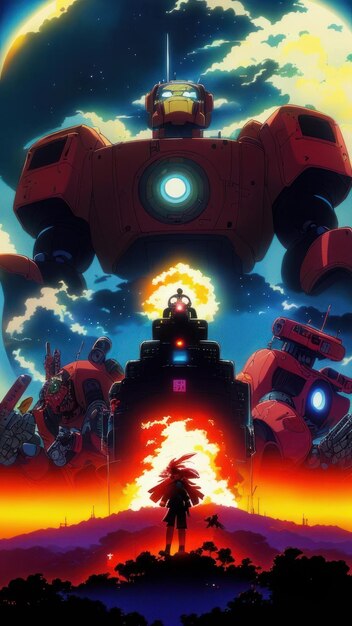 Plakat do filmu Ghibli Gundam.