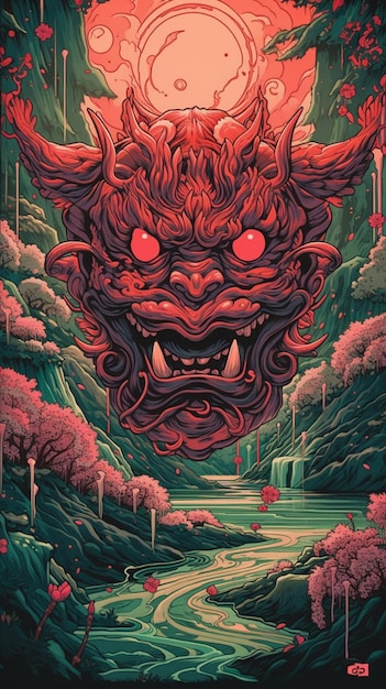 Plakat do filmu Głowa diabła.