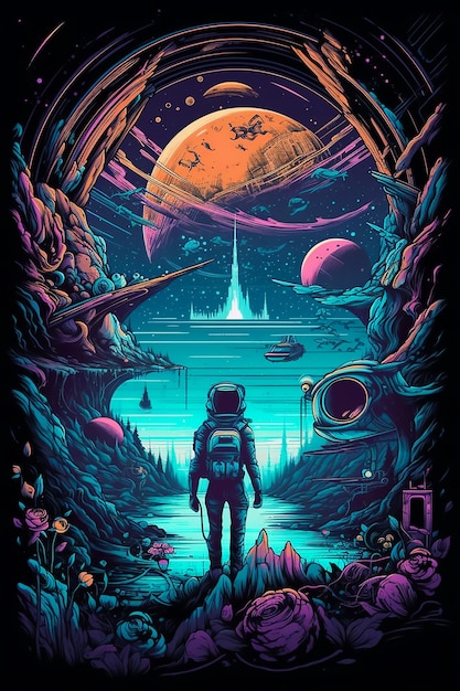 Plakat do filmu Spaceman