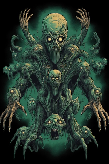 Plakat do gry o nazwie Dead Monster.