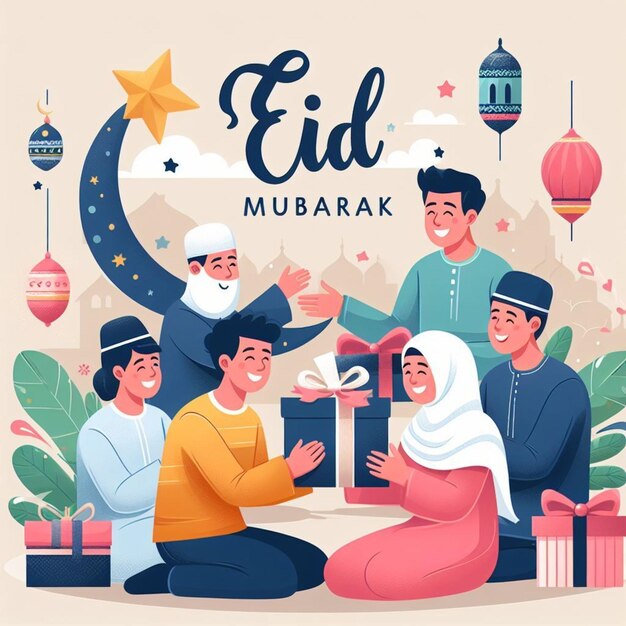 Plakat Eid Mubarak