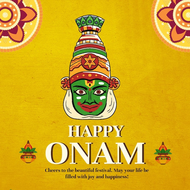 Zdjęcie plakat happy onam