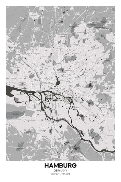 Plakat Mapa Zagrzebia w Chorwacji Ilustracja ulic Zagrzebia w Chorwacji Mapa drogowa Transport ne