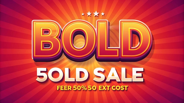 plakat sprzedaży marki z czerwonym tłem i znakiem z napisem " Bold sale 25 00 "