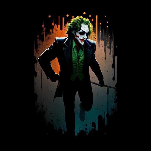 Plakat z napisem joker