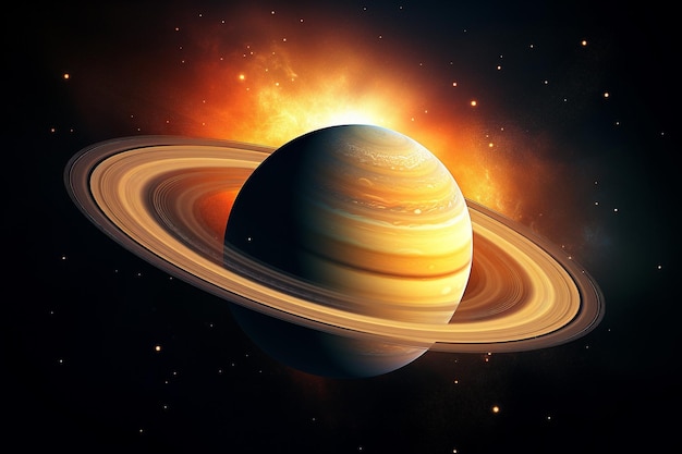 Planeta Saturn Generatywna ai