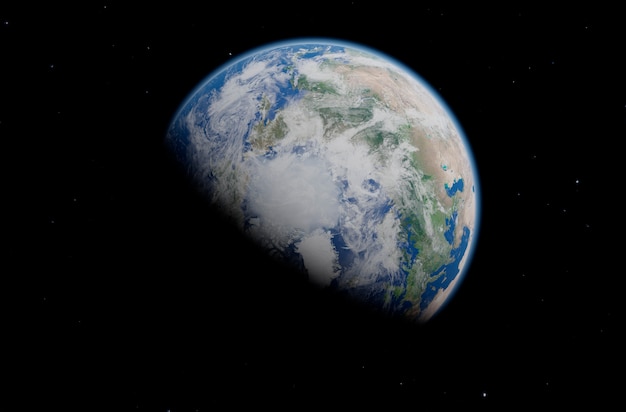 Zdjęcie planeta ziemia tło