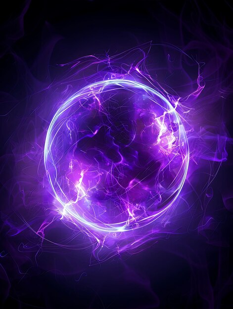 Plasma Light Flares With Ionized Flares and Purple Color Fla Glowing Texture Y2K Collage Light Art