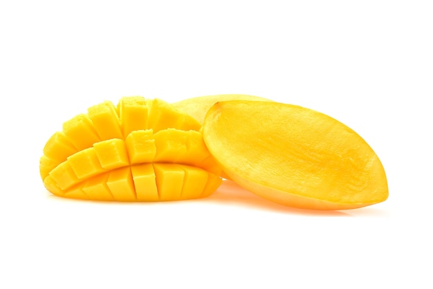 Plasterek mango na białym tle