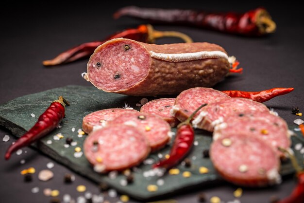 Plasterki salami