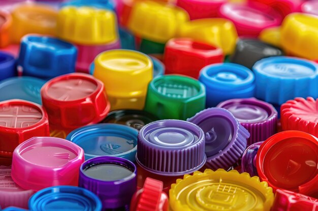 Plastikowe czapki dla zwierząt domowych tekstura jako ładny kolor tła Plasticzne czapki для zwierząt domnych tekstura jako piękny kolor tło